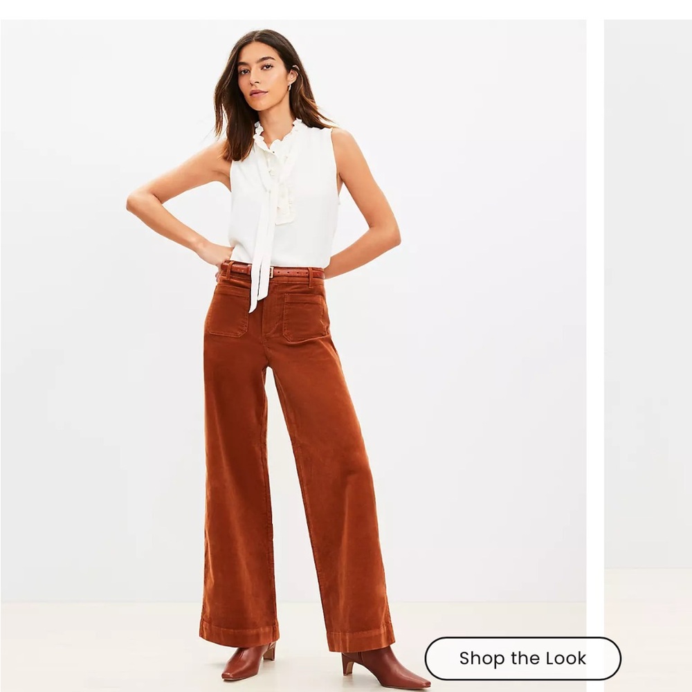 LOFT Palmer Wide-Leg Pants